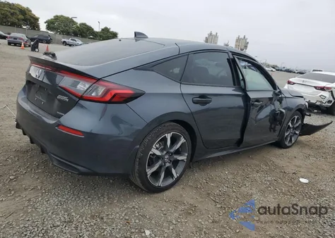 2025 Honda Civic Sport Touring из США, поврежденный, VIN 19XFL4H91SE010056